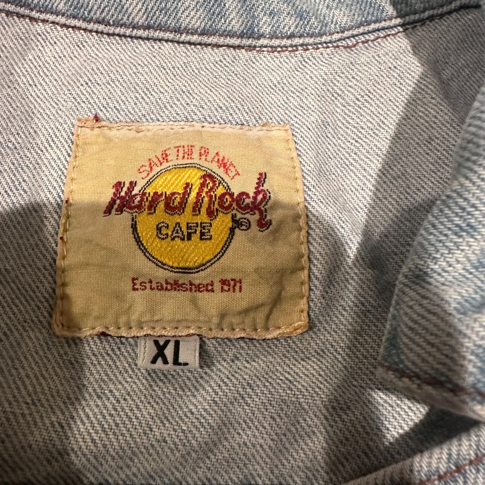 Hard Rock Cafe Jean jacket- Vintage